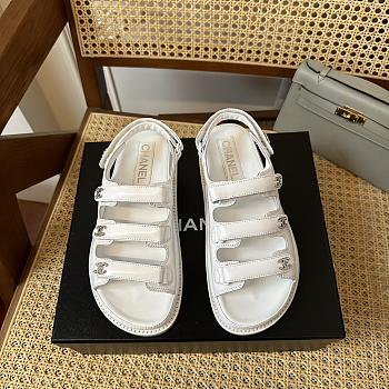 Chanel Sandals White