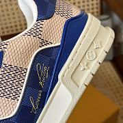 Louis Vuitton Trainer Sneaker In Blue - 6