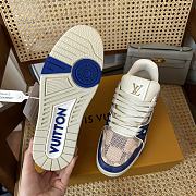 Louis Vuitton Trainer Sneaker In Blue - 4