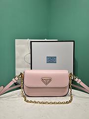 Prada Saffiano Leather Mini-Bag Pink Size 20.5 x 10.5 x 4 cm - 1