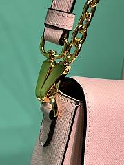 Prada Saffiano Leather Mini-Bag Pink Size 20.5 x 10.5 x 4 cm - 6