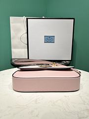 Prada Saffiano Leather Mini-Bag Pink Size 20.5 x 10.5 x 4 cm - 5