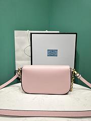 Prada Saffiano Leather Mini-Bag Pink Size 20.5 x 10.5 x 4 cm - 2