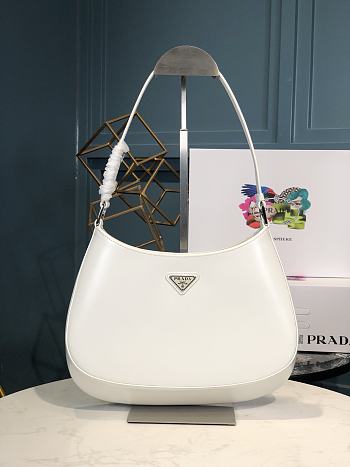 Prada Cleo Shoulder Bag White Size 27 x 19 x 5 cm