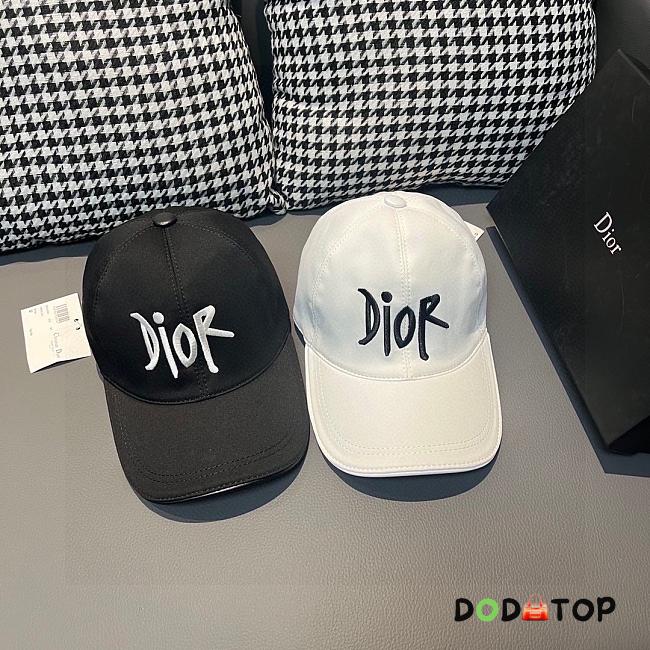 Dior Baseball Cap Black/White - 1