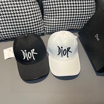 Dior Baseball Cap Black/White