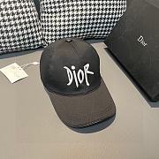 Dior Baseball Cap Black/White - 4