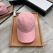 Gucci Pink Hat/Black/White/Brown - 1