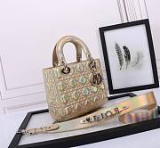 Dior My Abcdior Bag Gold 01 Size 20 x 16.5 x 8 cm - 6