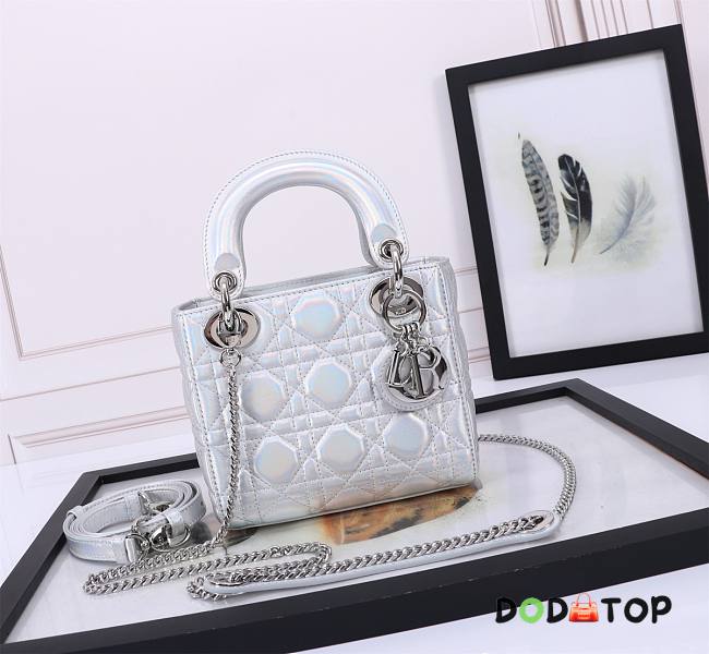 Dior My Abcdior Bag Silver Size 17 x 15 x 7 cm - 1