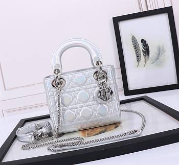 Dior My Abcdior Bag Silver Size 17 x 15 x 7 cm