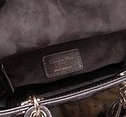 Dior Small Lady Dior My ABCDior Bag Silver Size 20 x 16.5 x 8 cm - 4