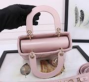 Dior Small Lady Dior My ABCDior Bag Pink Size 20 x 16.5 x 8 cm - 5