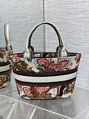 Dior Hat Basket Bag Natural Multicolor Size 27 x 20 x 8 cm - 5