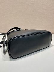Prada Buckle Medium Leather Bag Black Size 32 x 23 x 11 cm - 5