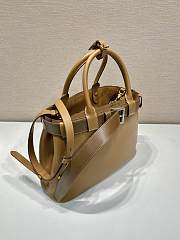 Prada Buckle Medium Leather Bag Brown Size 32 x 23 x 11 cm - 4