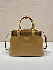 Prada Buckle Medium Leather Bag Brown Size 32 x 23 x 11 cm - 2