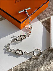 Hermes Bracelet Silver - 5