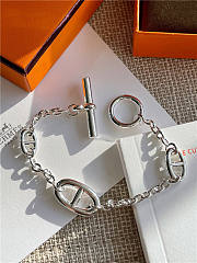 Hermes Bracelet Silver - 4