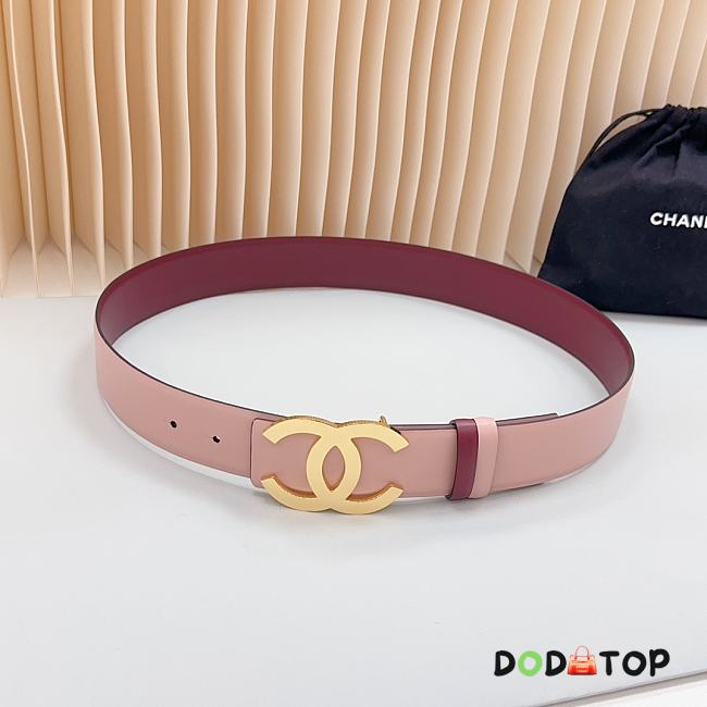 Chanel Pink Belt 4.0 cm - 1