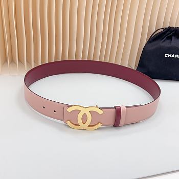 Chanel Pink Belt 4.0 cm