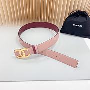 Chanel Pink Belt 4.0 cm - 3