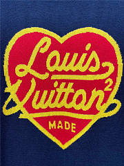  Louis Vuitton Intarsia Jacquard Heart Crewneck Shirt Unisex - 3