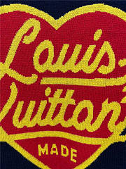  Louis Vuitton Intarsia Jacquard Heart Crewneck Shirt Unisex - 2