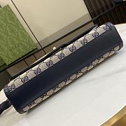 Gucci Luce Blue Shoulder Bag Size 12.5 x 27.5 x 6.5 cm - 6