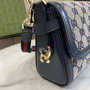 Gucci Luce Blue Shoulder Bag Size 12.5 x 27.5 x 6.5 cm - 3