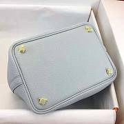 Hermes Picotin Lock in Cowhide Leather Blue Size 22 cm - 6