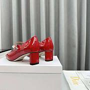 Dior Jolie Dior Pump Amaryllis Red Patent Calfskin 5 cm - 6