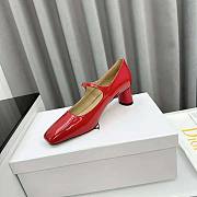 Dior Jolie Dior Pump Amaryllis Red Patent Calfskin 5 cm - 4
