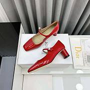Dior Jolie Dior Pump Amaryllis Red Patent Calfskin 5 cm - 3