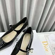 Dior Jolie Dior Pump Amaryllis Black Patent Calfskin 5 cm - 6