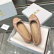 Dior Ballet Flat Quilted Cannage Calfskin Nude - 3