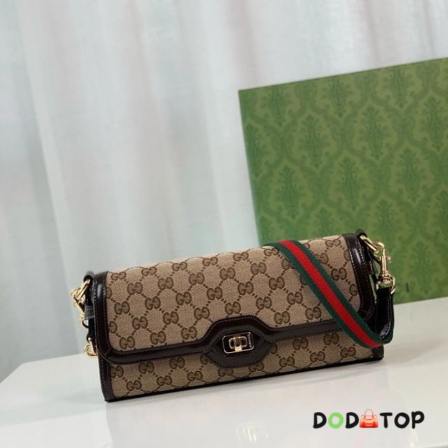Gucci Luce Brown Shoulder Bag Size 12.5 x 27.5 x 6.5 cm - 1