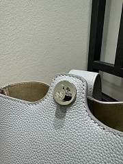 Loewe Mini Leather Pebble Bucket Bag Grey Size 19 cm - 3