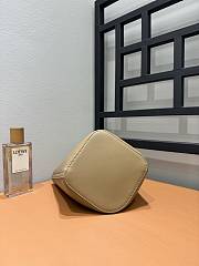 Loewe Mini Leather Pebble Bucket Bag Brown Size 19 cm - 4