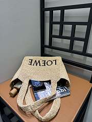 Loewe Raffia Bag Size 30 x 15 x 25.5 cm - 5