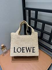 Loewe Raffia Bag Size 30 x 15 x 25.5 cm - 2