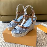 Louis Vuitton Sandals Denim - 5