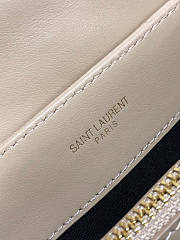 YSL Loulou Small Beige Bag Size 25 cm - 3