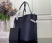 Louis Vuitton Neverfull MM Dark Blue M45686 Size 31 x 28 x 14 cm - 5