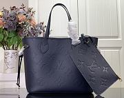 Louis Vuitton Neverfull MM Dark Blue M45686 Size 31 x 28 x 14 cm - 3
