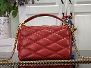 Louis Vuitton GO-14 MM Malletage Red M25106 Size 23 x 16 x 10 cm - 5