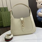 Gucci Jackie Small Shoulder Bag White Size 27.5 x 19 x 4 cm - 1