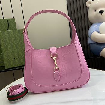 Gucci Jackie Small Shoulder Bag Pink Size 27.5 x 19 x 4 cm