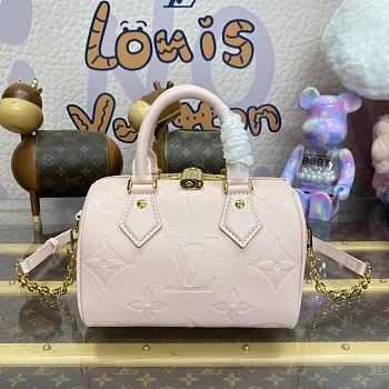 Louis Vuitton Speedy Bandoulière 20 Handbag M47136 Pink Size 20.5 x 13.5 x 12 cm