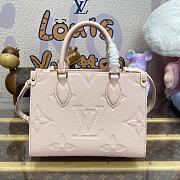 Louis Vuitton Onthego Small Shopping Bag Pink M47135 Size 25 x 19 x 11.5 cm - 1